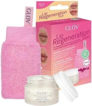 Produktbild Glov Set Lip Regeneration Duo Scrubex Lip Exfoliating Mitt + Lip Harmony Firming And Misturizing Lip (Set)