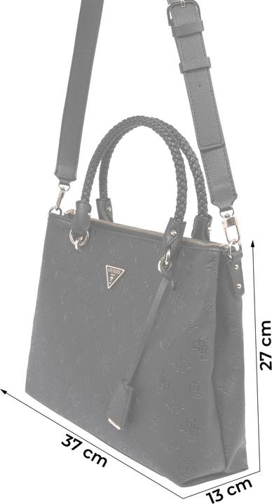 Immagine prodotto Guess Helania Society Carryall, Synthetic Leather, Textile Handbag, Black