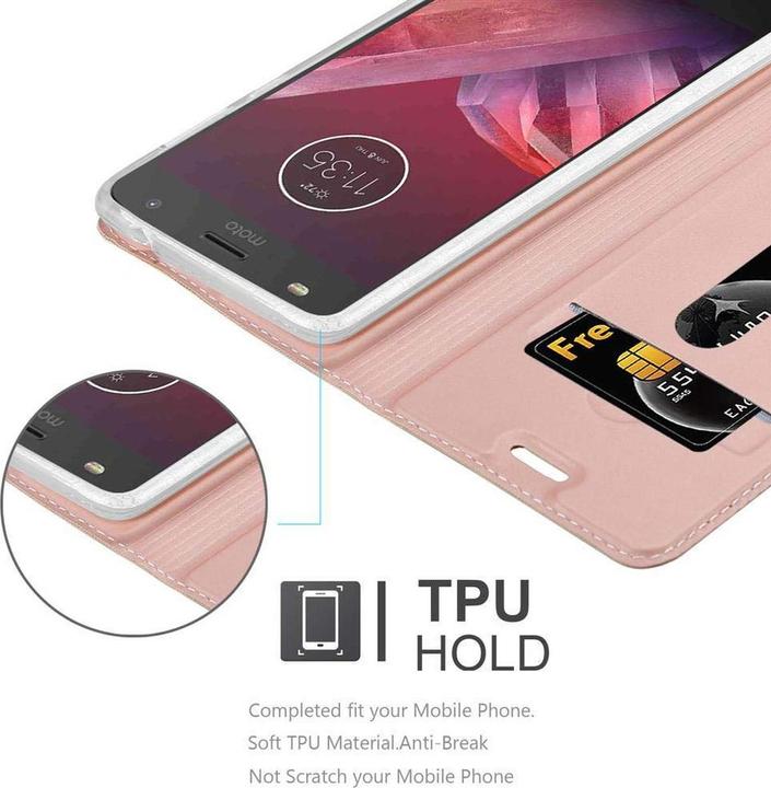 Produktbild Cadorabo Book Classy Style Cover (Motorola Moto Z2 Play)