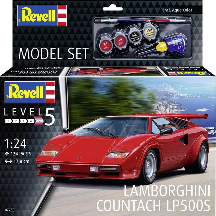Actual product image Revell Model Set Lamborghini Countach LP500S