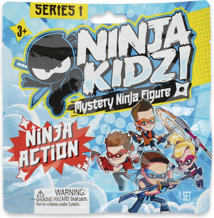 Actual product image Ninja Kidz Ninja Action Mystery Figures S1 Ass Cdu (4501)