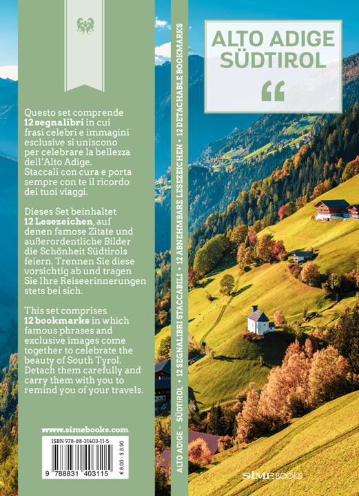 Magris:Lesezeichen-Set Alto Adige - Süd