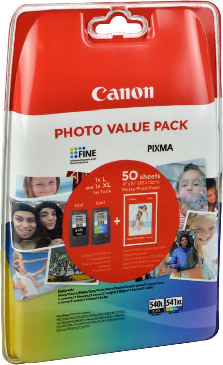 Produktbild Canon PG-540L/CL-541XL Photo Value Pack (BK, Color)