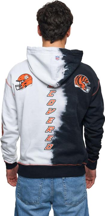 Immagine prodotto Recovered Felpa con cappuccio in pile Re:covered - INK DYE Cincinnati Bengals (L)