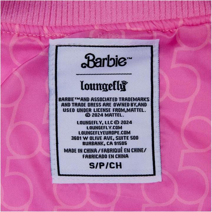 Actual product image Loungefly Mattel by Jacket Barbie 65th Anniversary Size XL (XL)