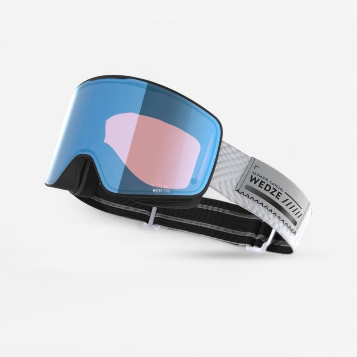 Actual product image Wedze Ski goggles snowboard goggles adults/children bad weather - G900 C HD white