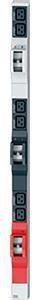 Actual product image Bachmann IT PDU ALU 0HE 6x C19 6x circuit breaker CEE 3x32A red (12 x, IEC 320, 3 m)