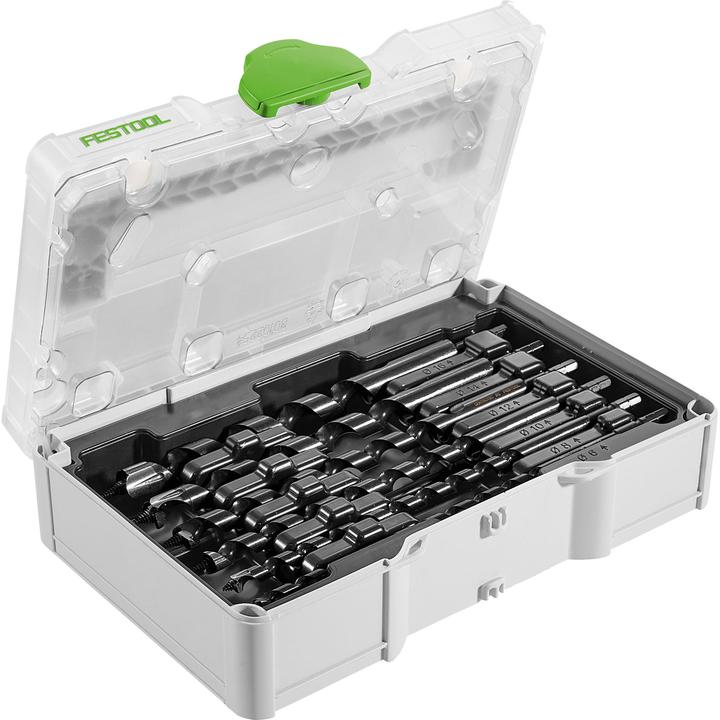 Festool Schlangenbohrer-Set SYS3 S 76-SB CE-SORT/6 (6, 8, 10, 12, 14, 16 millimetres)