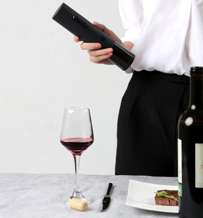 Actual product image Huohou Electric wine bottle opener - corkscrew (Electric corkscrew)