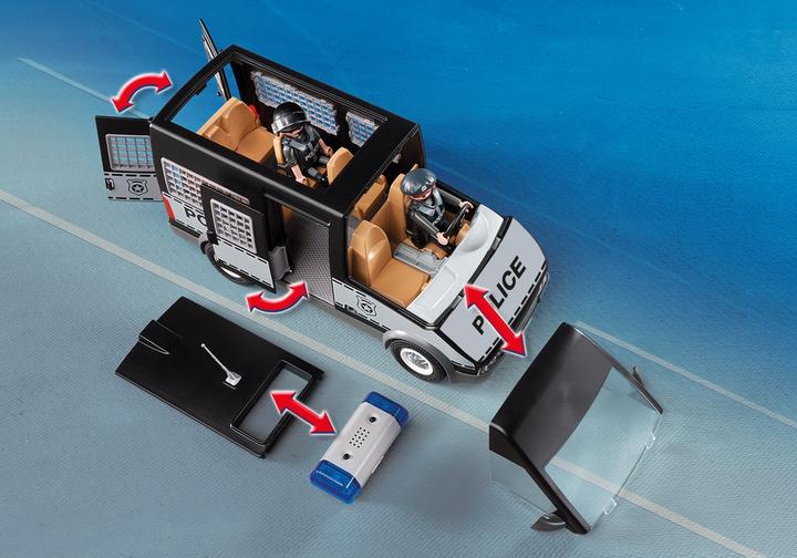 Image du produit Playmobil Voiture d'équipe de police avec son et lumière (6043, Playmobil City Action)