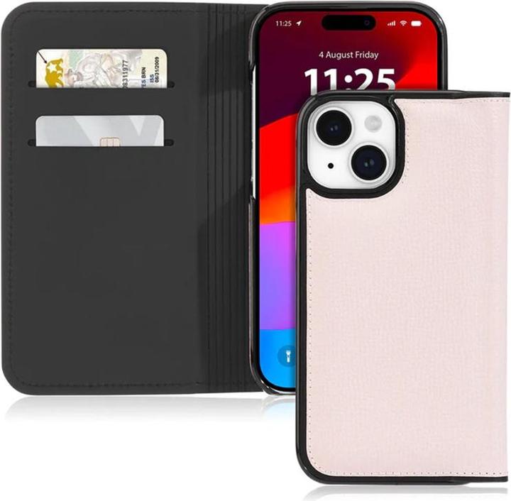 Produktbild Kate Spade Wrap Folio Case - Skórzane etui z klapką iPhone 15 (Pale Vellum) (Apple iPhone 15)