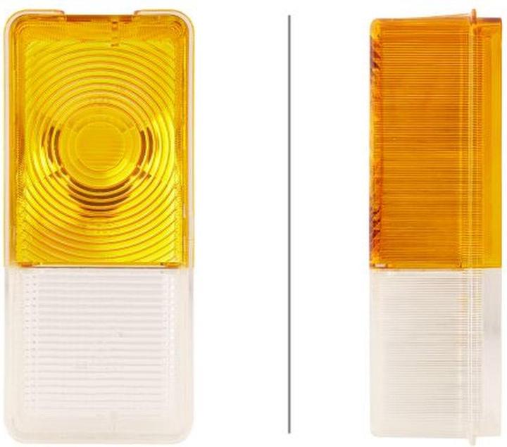 Actual product image Hella Rear light lens for FORD VOLVO CASE IH MASSEY FERGUSON O&K