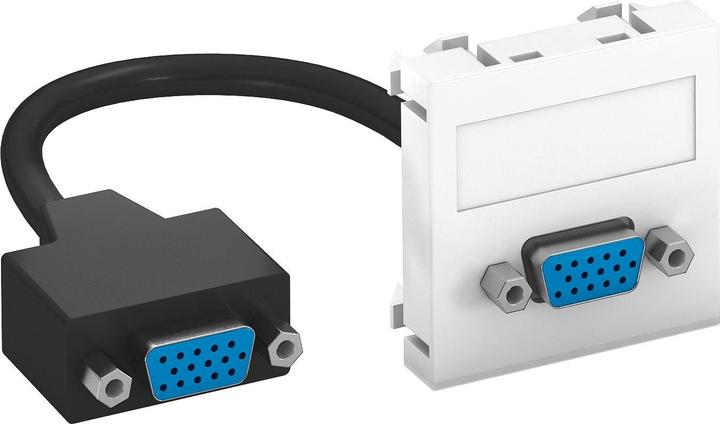 Image du produit OBO Bettermann OBO MTG-VGA F RW1 Périphérique multimédia VGA avec connecteur. câble, femelle-femelle