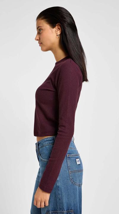 Produktbild Lee Langarmshirt Longsleeves Cropped Rib Tee (L)
