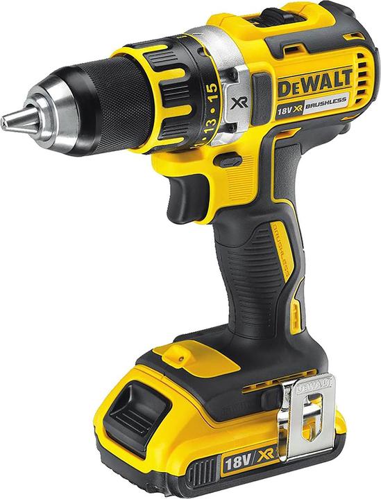 Image du produit DeWalt Perceuse compacte sans balais 18V 2Ah (Fonctionnement sur batterie)