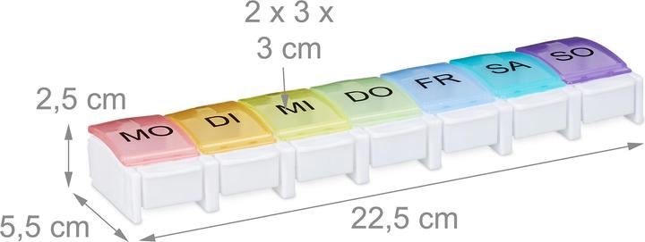 Produktbild Relaxdays Tablettenboxen