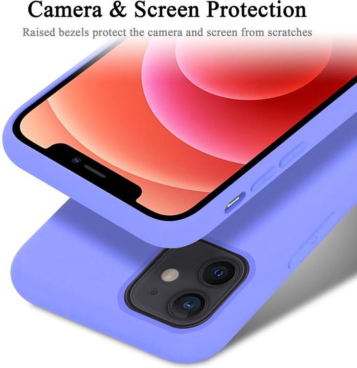 Actual product image Cadorabo TPU Liquid Silicone Case Cover (Apple iPhone 12 mini)
