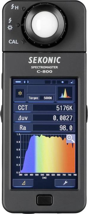 Actual product image Sekonic C-800 SpectroMaster (Flash unit battery)