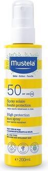 Image du produit Mustela Haute protection (Spray solaire, SPF 50, 200 ml, 240 g)