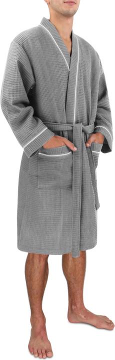Image du produit Normani Peignoir Bali en gaufre piqué pour hommes (5XL)