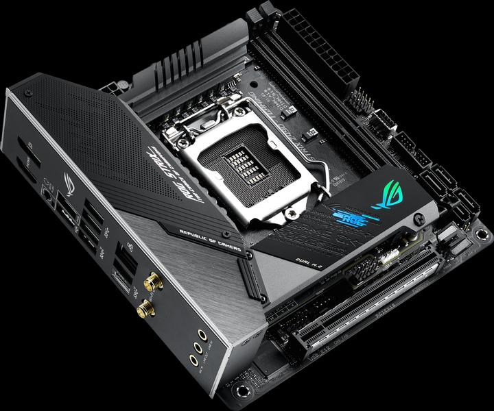 Image du produit ASUS ROG Strix Z490-I Jeux (LGA 1200, Intel Z490, Mini-ITX)