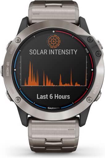 Actual product image Garmin Quatix 6x Solar Titanium (51 mm)