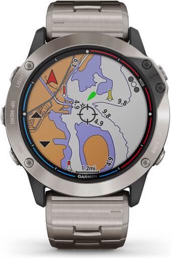 Actual product image Garmin Quatix 6x Solar Titanium (51 mm)