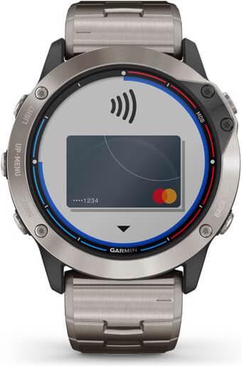 Actual product image Garmin Quatix 6x Solar Titanium (51 mm)