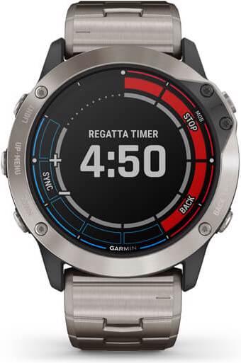 Actual product image Garmin Quatix 6x Solar Titanium (51 mm)