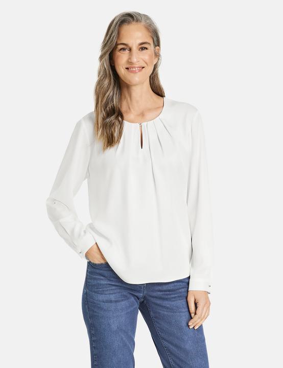 Produktbild Gerry Weber Fliessende Bluse mit einfach gelegten Falten Bluse Langarm (34)