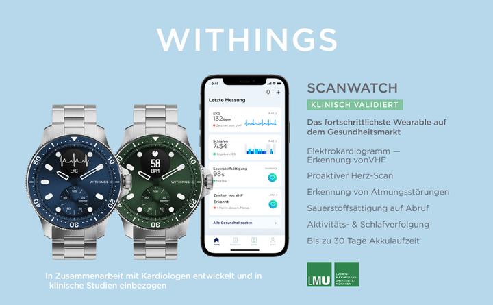 Produktbild Withings Scanwatch Horizon (43 mm)