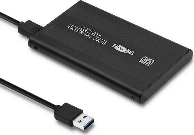 Qoltec External Hard Drive Case HDD/SSD 2.5" SATA3 USB 3.0 Juodas (2.5")