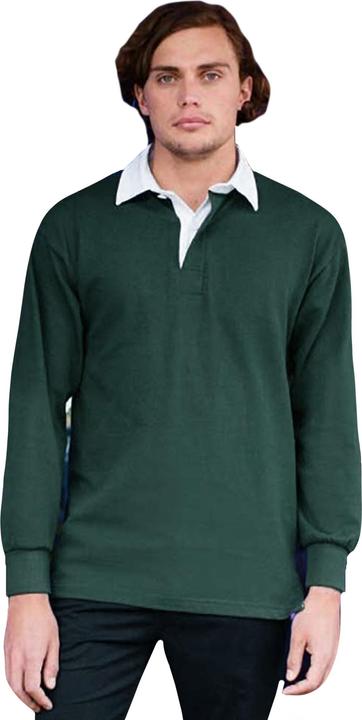 Actual product image Front Row Premium Longsleeve RugbyShirt PoloShirt long-sleeved (L)