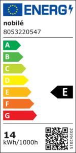Label énergétique Nobile Lampe à panneau LED 14W 3000-5700K 1300lm 1561560547 (1350 lm)