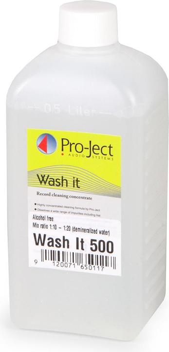 Pro-Ject Wash it 500ml voor ca. 670 grammofoonplaten (Platenspeler schoonmaken)
