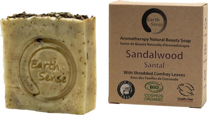 Natura Punto Palmölfreie feste Bio-Seife, min. 72% kaltgepresste Öle, Sandelwood (Hartseife)