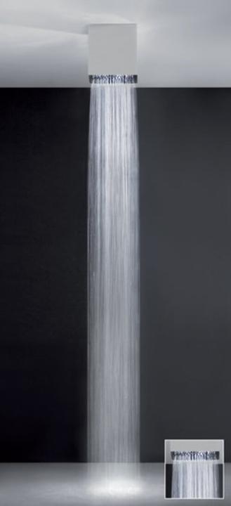 Actual product image Gessi Segni, overhead shower Quadro version 270 mm for ceiling mounting, 33011238
