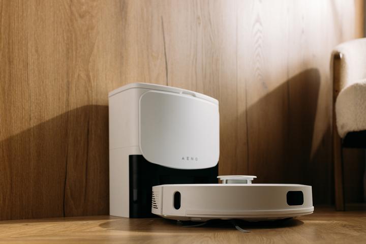 Image du produit Aeno Aspirateur robot laser blanc avec batterie 5200mAh, poubelle de 300ml, réservoir d'eau de 300ml. (Robot d'aspiration et de nettoyage)