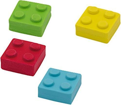 Actual product image Wedo Eraser building block 4pcs assorted