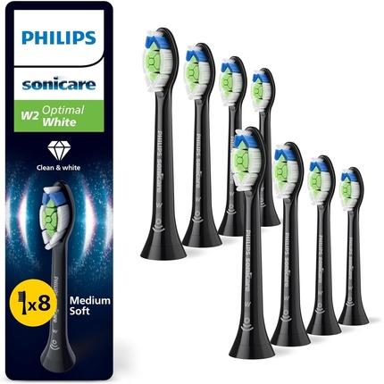 Produktbild Philips Sonicare Sonicare W2 Optimal White Genuine Replacement Toothbrush Heads Black (8 x)