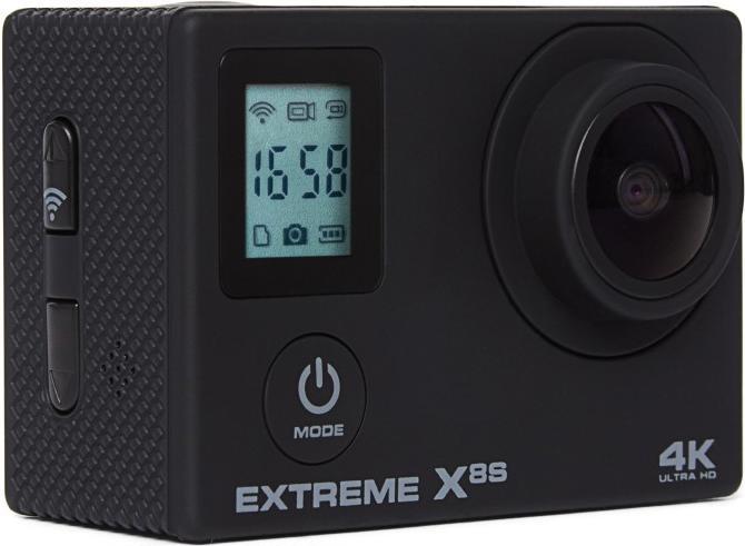 Produktbild Nikkei Extreme X8S - Actioncam met Remote - Inclusief Gratis Oranje EK88 Shirt (UHD, WLAN)
