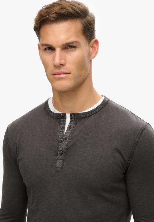 Immagine prodotto Superdry Langärmeliges Grandad-Oberteil aus Jersey (S)