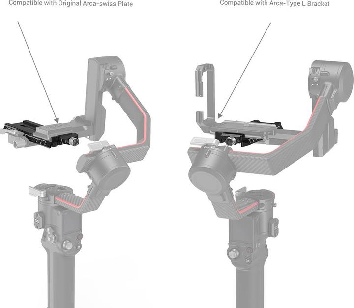 Actual product image SmallRig Quick Release Plate with Arca-Swiss (Gimbal mounting plate)