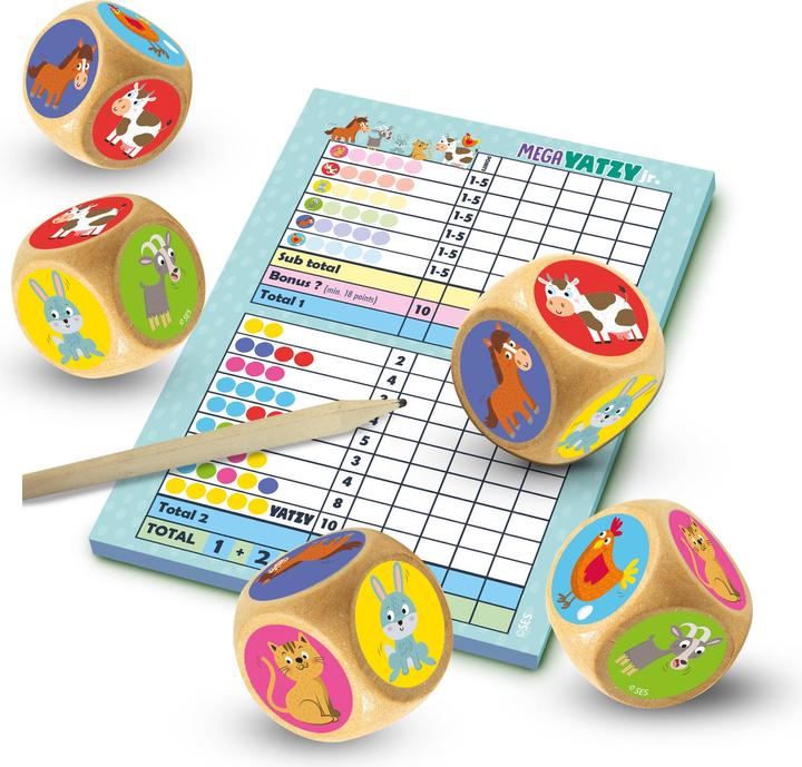 Produktbild Ses Mega Yatzy Junior (Deutsch, Französisch, Niederländisch, Englisch)