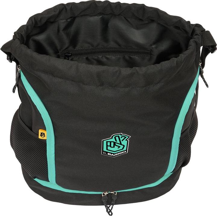 Immagine prodotto Kings League Borsa zaino con cinghie El barrio Black 35 x 40 x 1 cm
