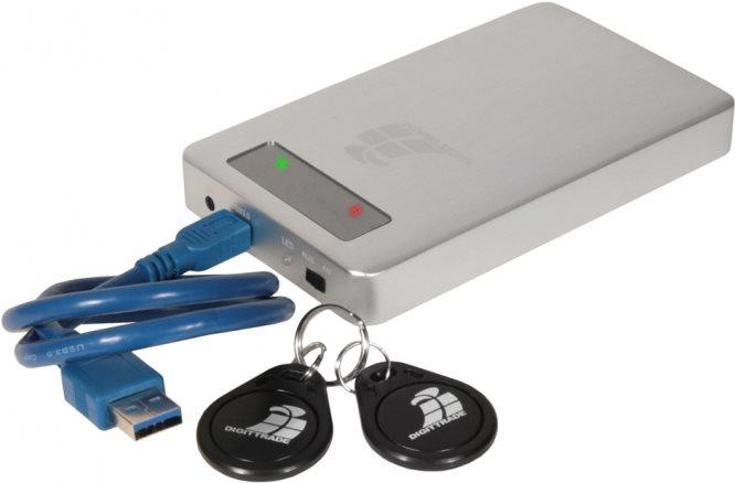 Digittrade RS256 2TB RFID Security externe Festplatte - 256-Bit AES Verschluesselung 6,35cm 2,5Zoll 5400rpm... (2 TB)