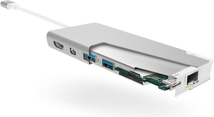 Alogic Uldpls-Slv (USB-C, 7 Ports)