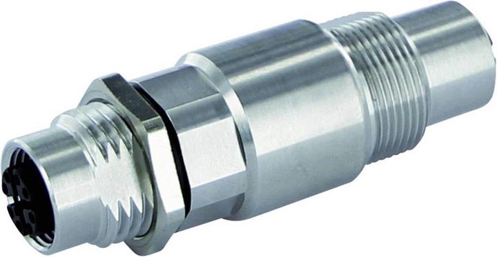 Actual product image Murr Elektronik Control cabinet bushing M12 Control cabinet bushing Bu/Bu 8pol X cod for Ethernet