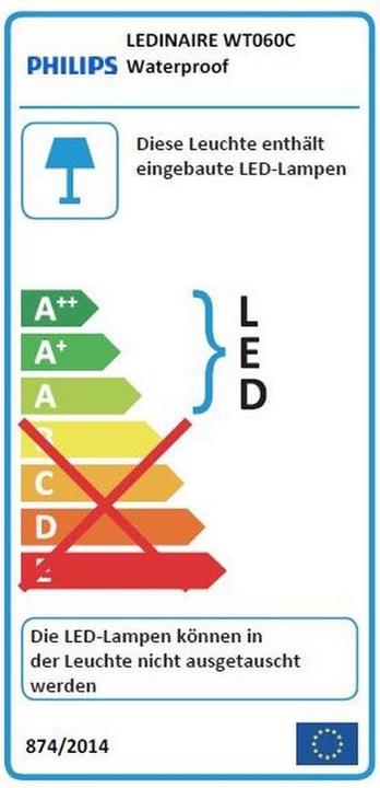 Energie-Label Philips Ledinaire (3400 lm)
