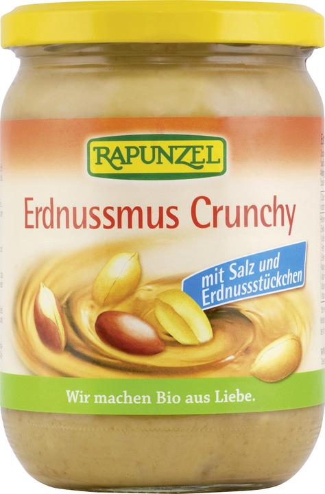 Rapunzel Erdnussmus Crunchy mit Salz (500 g)